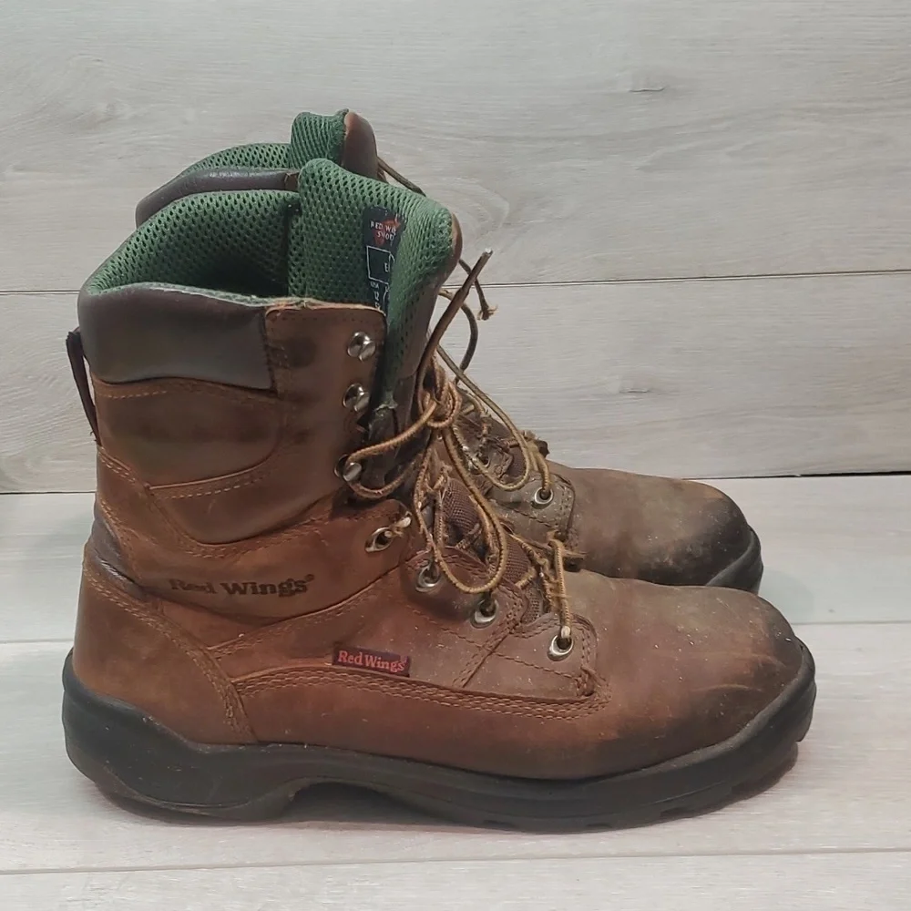 Red Wings Mens 954 High Top Leather VintageWork Soft toe boots shoes sz 12 E2 EH